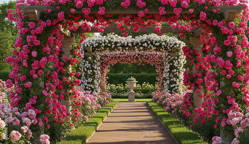 Fototapeta Naklejka Na Ścianę i Meble -  Flowers in the garden