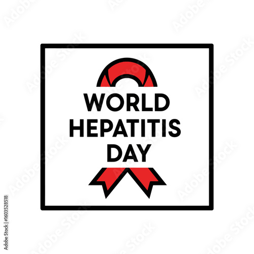 World Hepatitis Day awareness vector graphic for health campaigns
