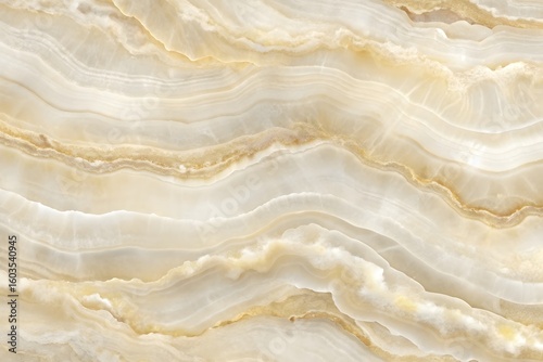Elegant swirling patterns of creamy white and golden onyx marble texture