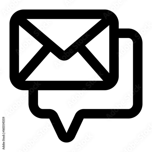 messages icon for illustration