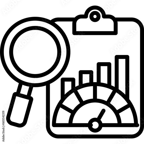 Performance Metrics line icon