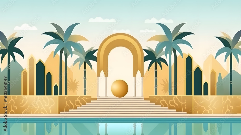 Obraz premium Desert Oasis