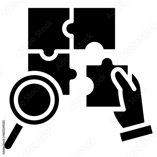 Skill Gap Analysis glyph icon