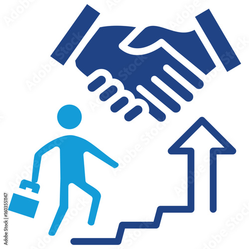 Succession Planning Policy glyph color icon