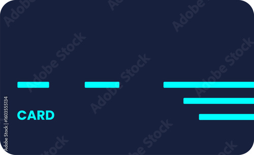 card icon vector design illustration. Debit , credit card icon