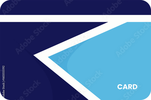 card icon vector design illustration. Debit , credit card icon