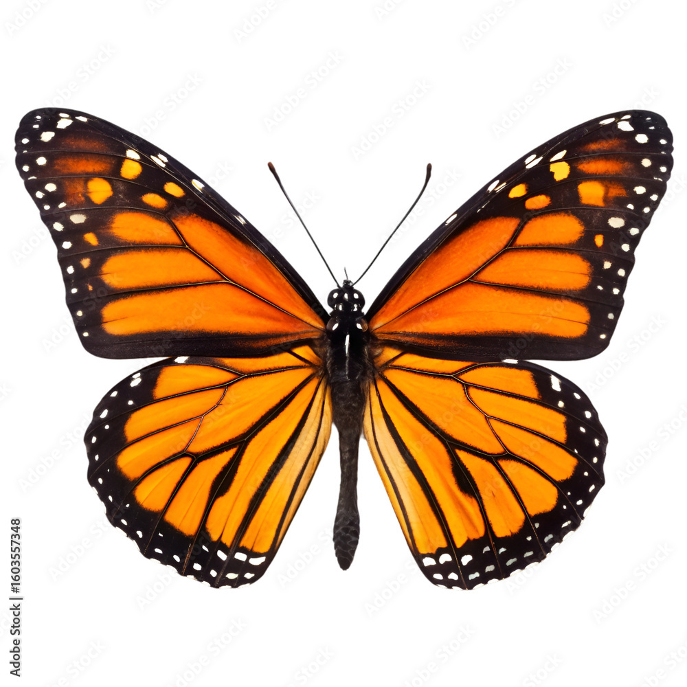 Obraz premium butterfly on white background