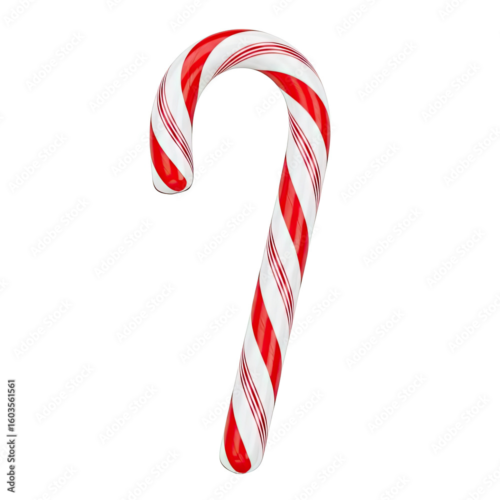 Obraz premium candy cane isolated on white