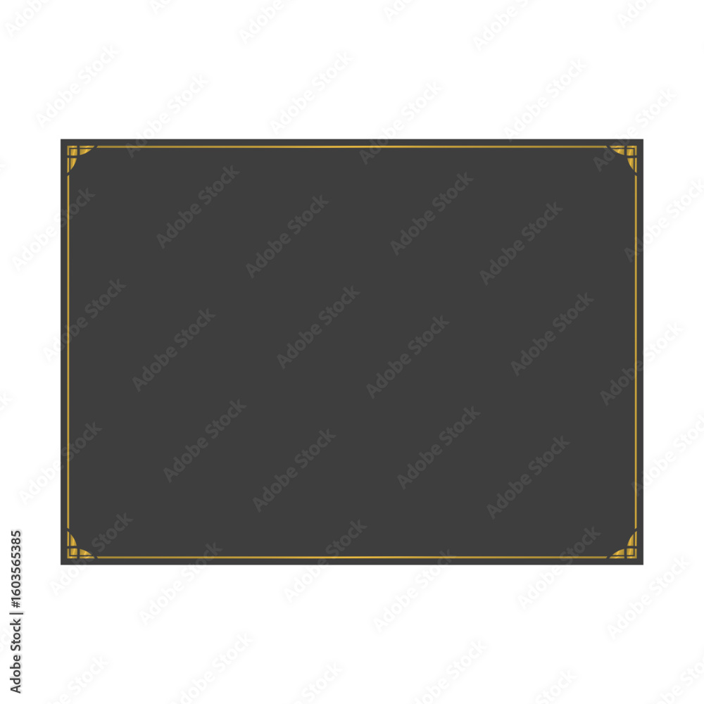 Fototapeta premium black ractangle border frame.eps