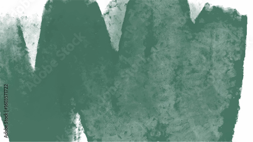 Green watercolor background with copyspace for your design. vector.