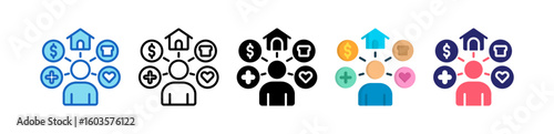 Needs Multiple Style Icon Set Collection.  