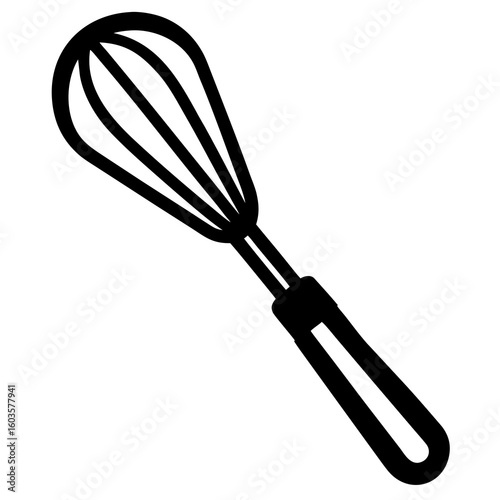 whisk isolated on white