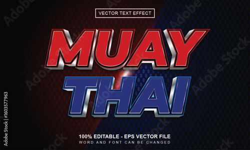 muaythai text effect