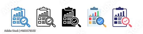 Evaluation Multiple Style Icon Set Collection.  