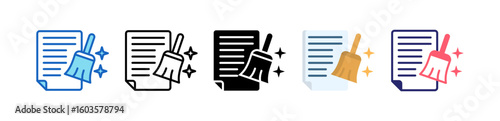 Data Cleaning Multiple Style Icon Set Collection.  