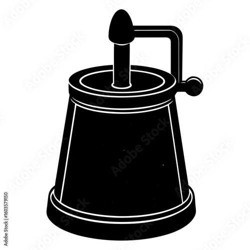 coffee pot on white background