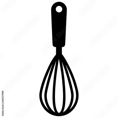whisk isolated on white background