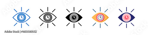 Visionary Multiple Style Icon Set Collection.  