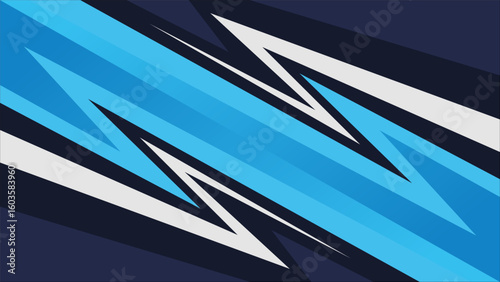 
blue and white sharp diagonal stripes sports background
