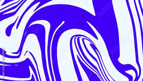 
White and blue liquid organic swirl background