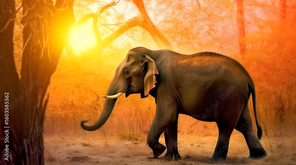 Fototapeta premium Cinematic Wilderness Scene