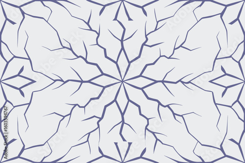 Cracked ice pattern with purple lines texture abstract