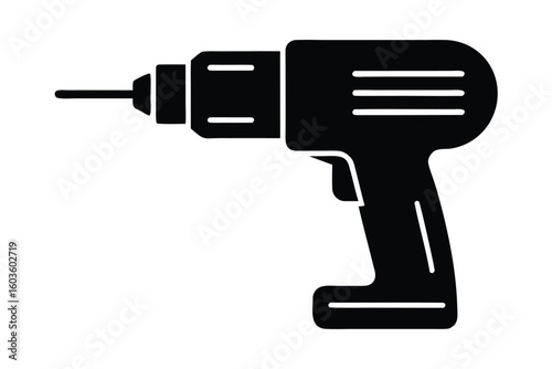 electric drill vector icon illustration