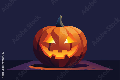 Graveyard candle burning next to skeletal remains vector illustration