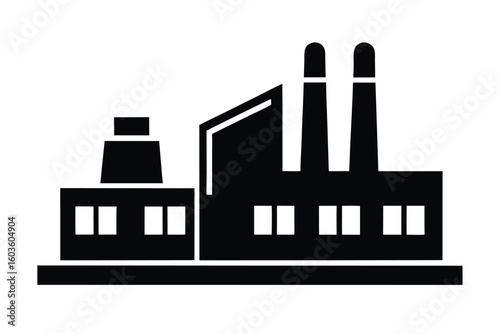 manufacturing unit vector icon illustration