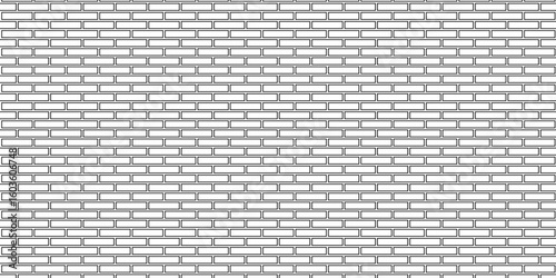 Empty stucco masonry pavement floor and wall limestone brickwork concrete texture. Urban white, black line cement rough row wallpaper abstract background.	