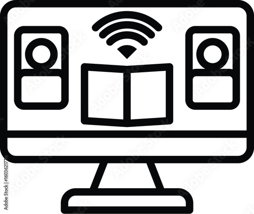 Virtual Classroom Icon 