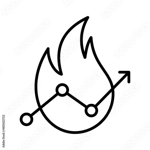 Trend Icon Line Version