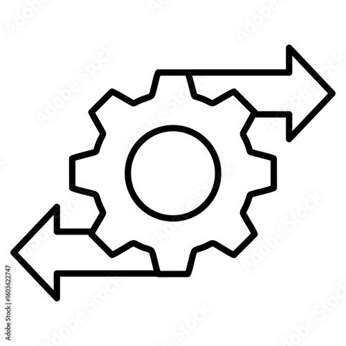 Divergence Icon Line Version