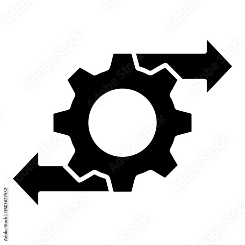 Divergence Icon Glyph Version