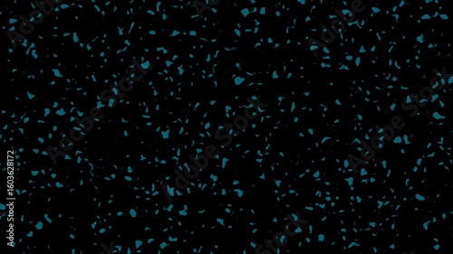 Abstract Cayan Lines Blending on Black Background Glowing Motion Graphic Animation