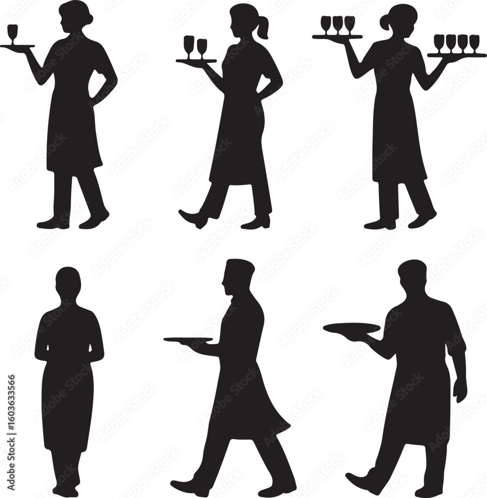 custom made wallpaper toronto digitalButler silhouette vector icon illustration