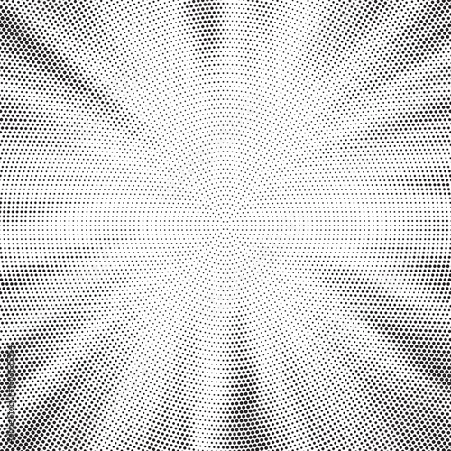 Sun rays Radial halftone background. Greyscale radial abstract comic pattern. Vector explosion abstract lines texture.  Vector illustration.