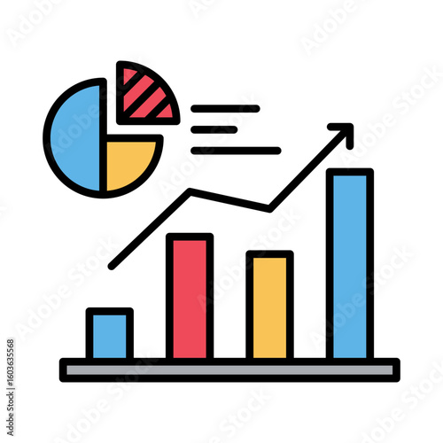 Statistics Icon Color Version