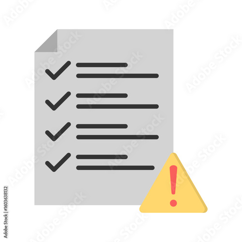 Risk Icon Flat Version