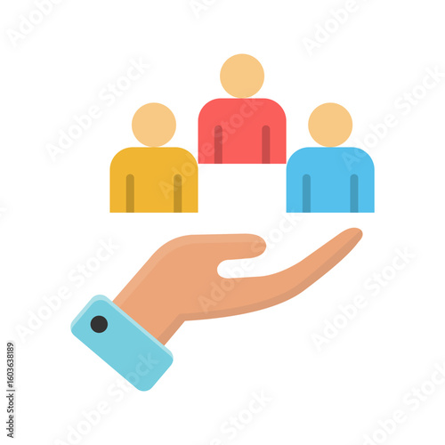 Customer Icon Flat Version