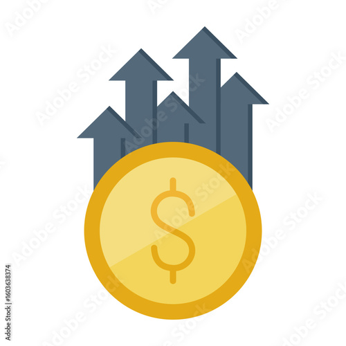 Inflation Icon Flat Version
