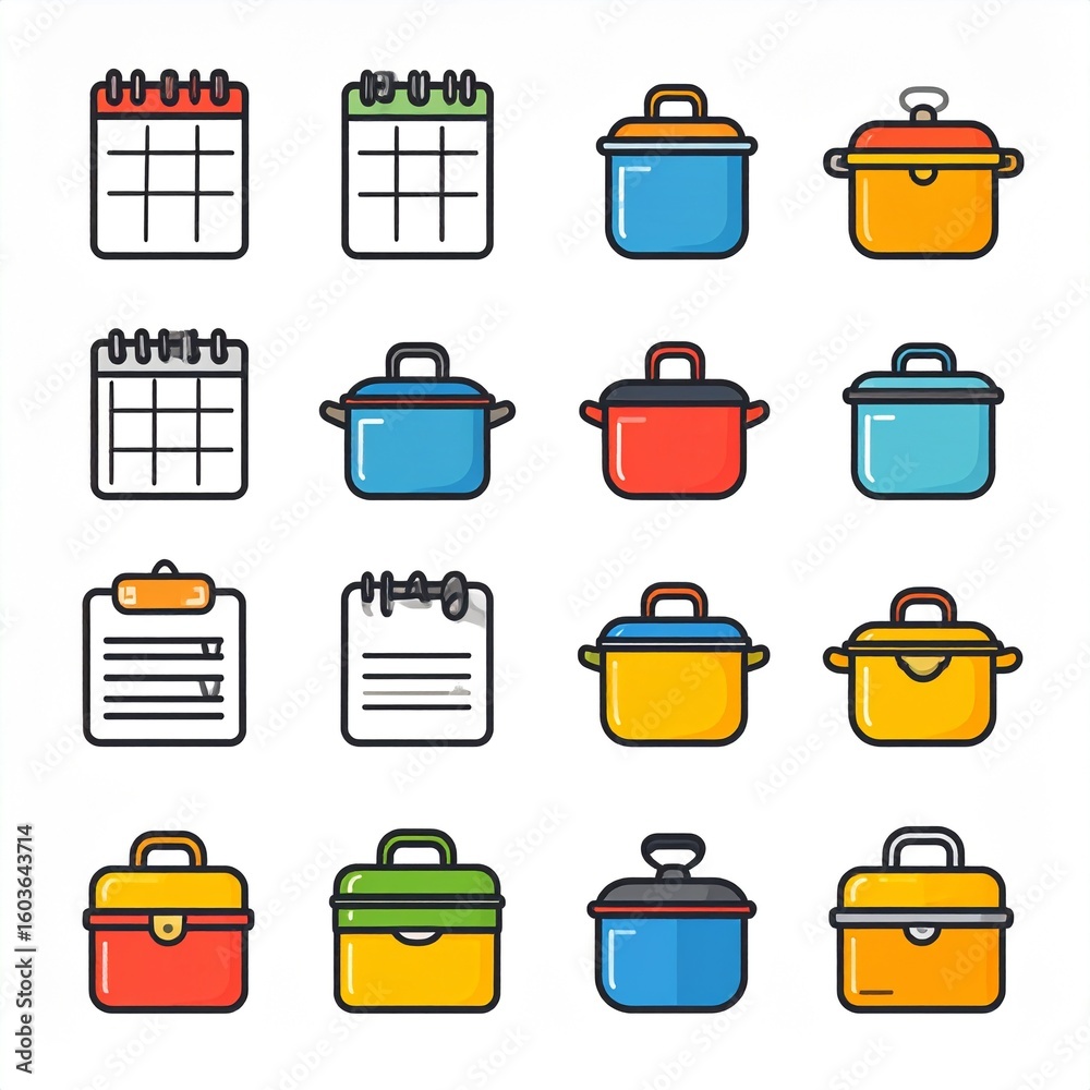 Meal Planning Icon Set
Meal Planning Icon Set
