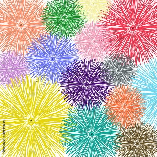 Colorful fireworks 