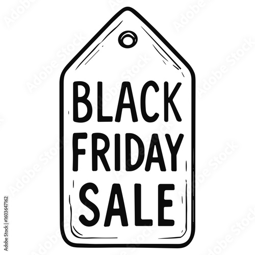 Black Friday Sale Tag