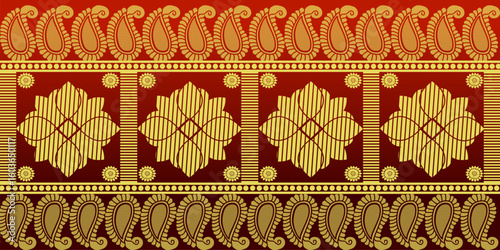 beautiful graphic saree design and this sari design is in Indian style which is for textile fashion industry and it can be used as wallpaper backdrop and website bg this style is originated in india 