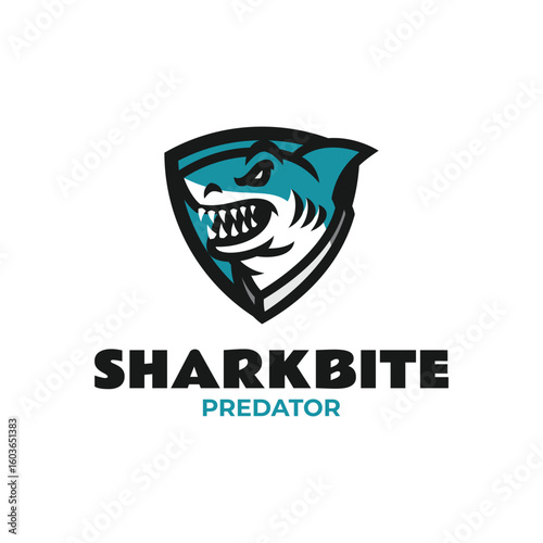 Esport Fierce Shark Logo Design 1