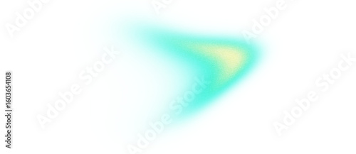 Transparent grainy sea blue, yellow, and golden gradient background noise texture effect