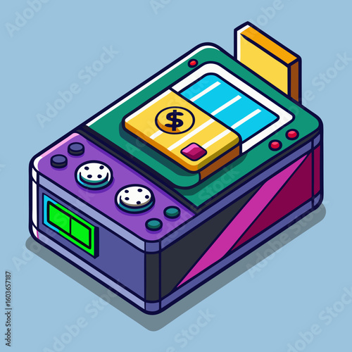 vector illustration of a mobile phone