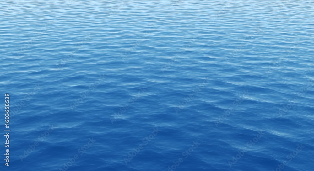 Naklejka premium 深海色の揺らぎ