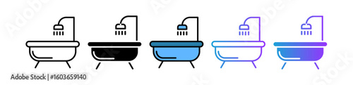 Bathtup multiple icon
